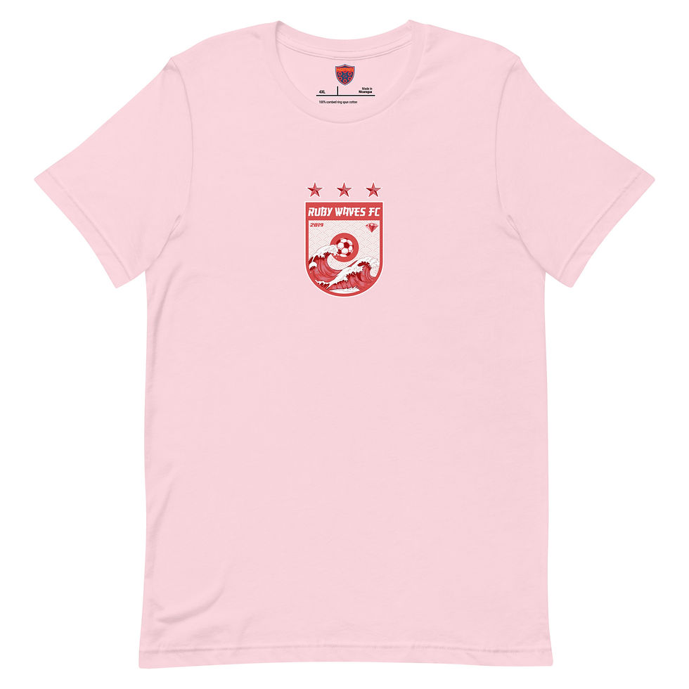 Thumbnail: Ruby Waves Short Sleeve t-shirt