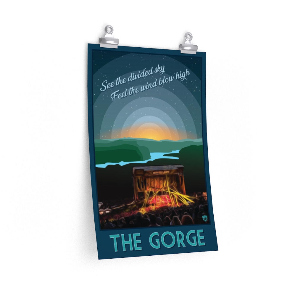 Vintage Venue Posters - The Gorge