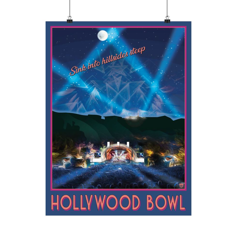 Thumbnail: Vintage Venue Posters - Hollywood Bowl
