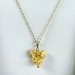 Heart Shaped Nugget Pendant
