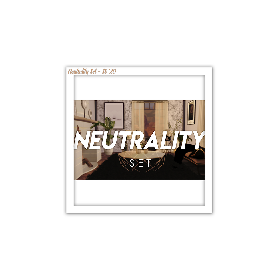 Home Goods - Neutrality Set
