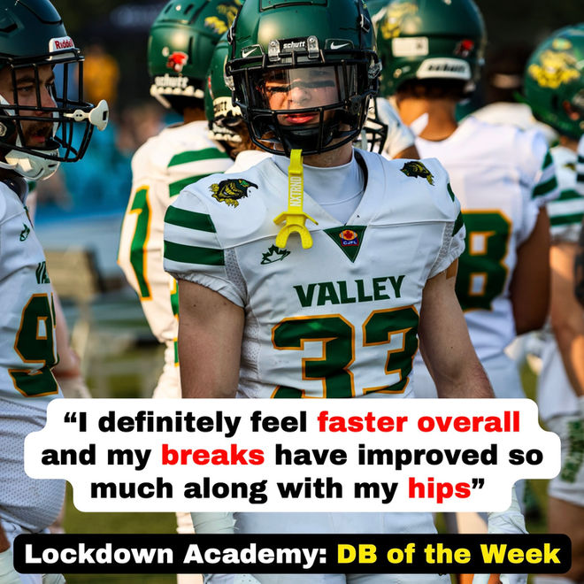 Lockdown Academy Defensive Back of the week 2