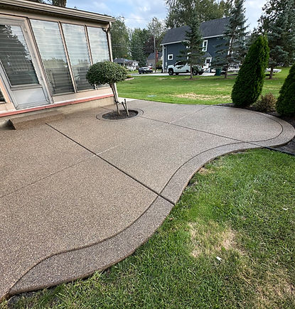 Exposed Aggregate After