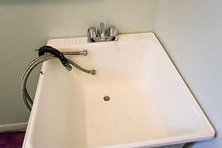 Bar Keepers Friend Laundry Sink After