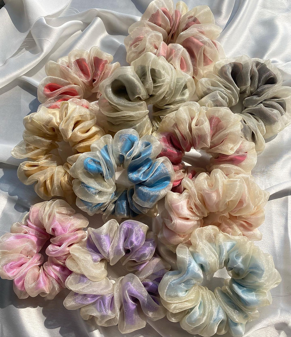 Thumbnail: Double layer Scrunchies