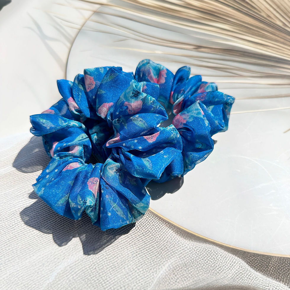 Thumbnail: PREMIUM SOFT ORGANZA SCRUNCHIES
