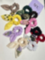 Thumbnail: BABYDAISY~EMBROIDERY SCRUNCHIES