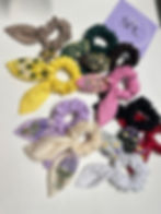 Thumbnail: BABYDAISY~EMBROIDERY SCRUNCHIES
