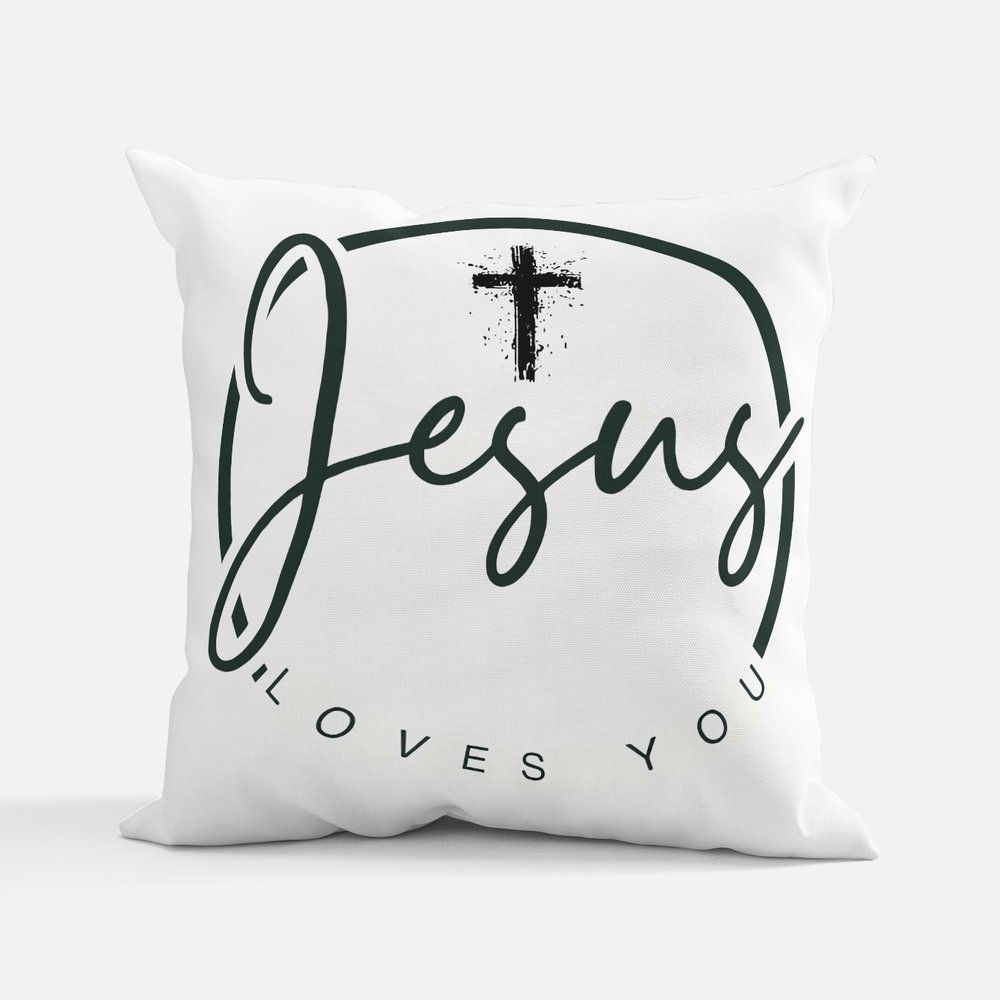 Jesus Loves You Pillow