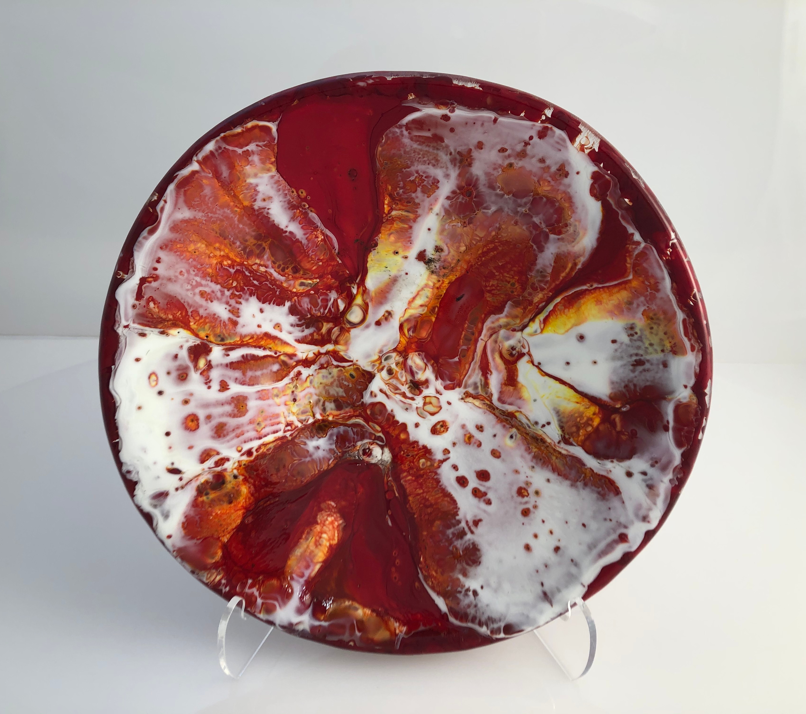 Fused glass bowl