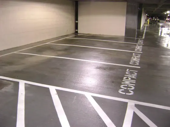 Commercial car park pressure washing