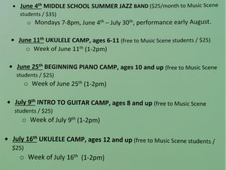 2018 Summer Music Camps