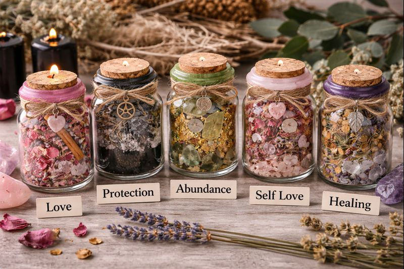 spell jar for protection ritual for beginners
