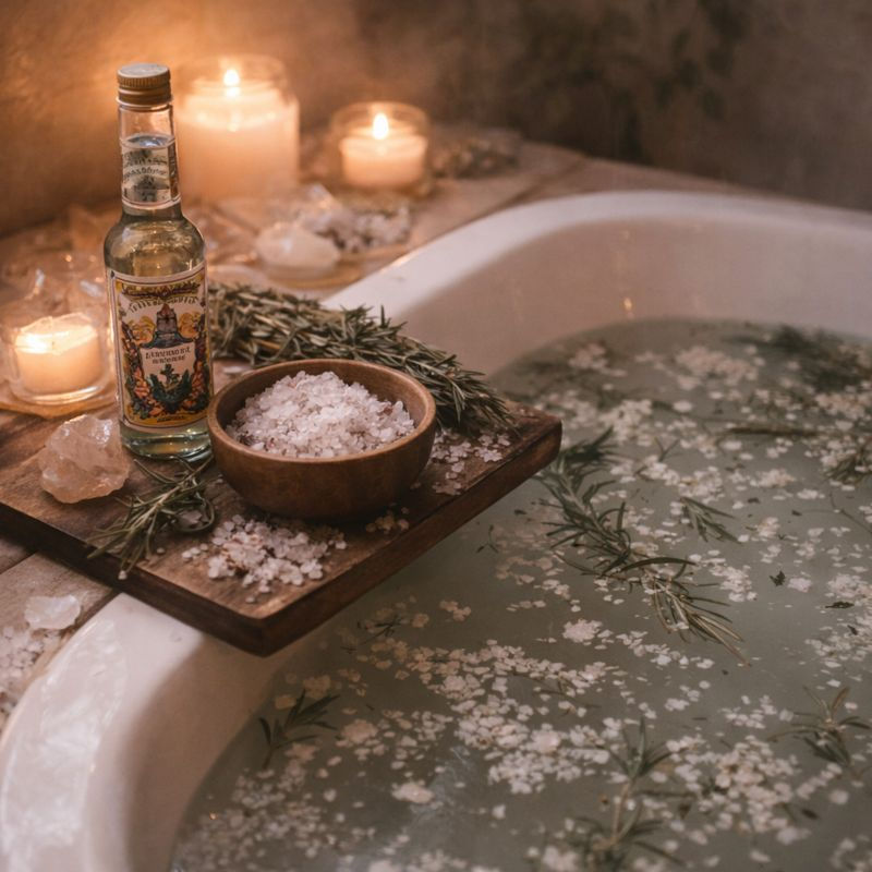 Bitter spiritual bath recipe for releasing negative energy and aura cleansing