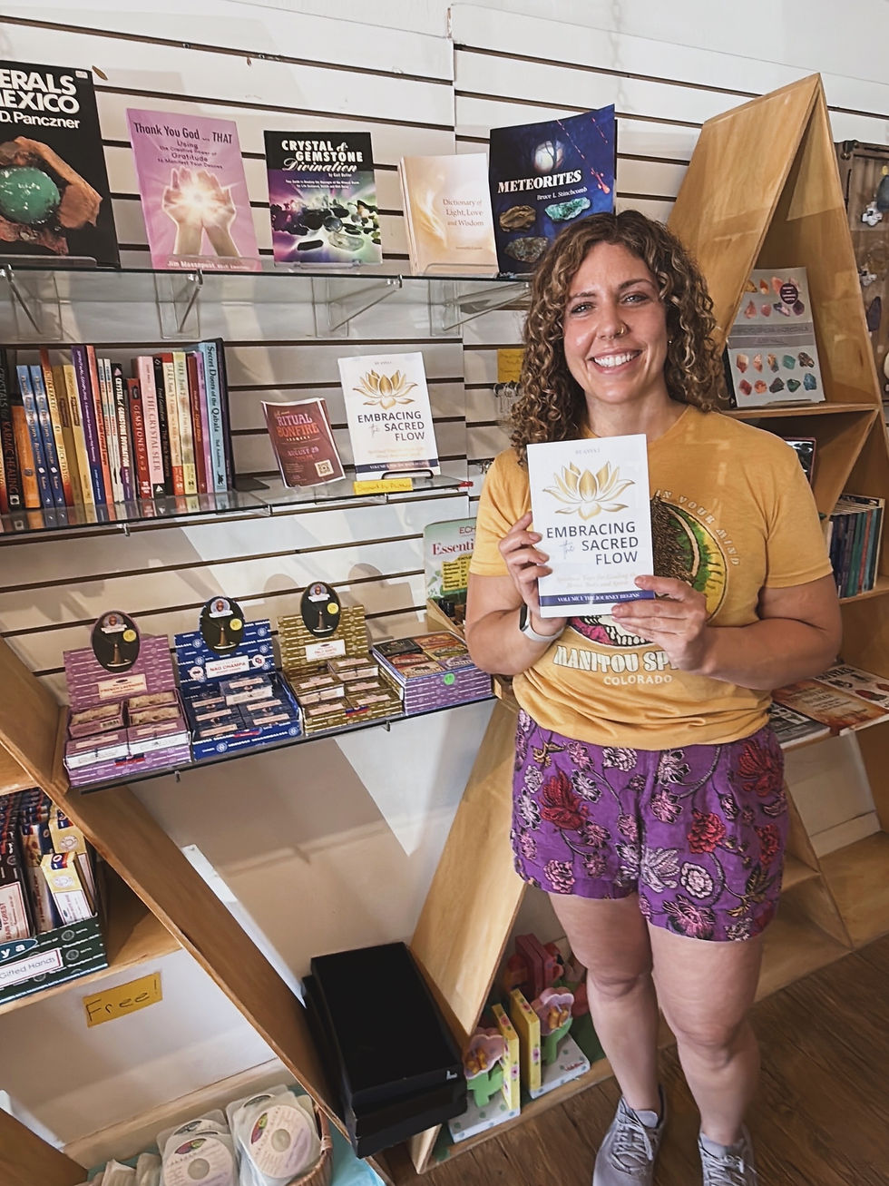 Embracing the sacred flow spiritual yoga book by Anya I