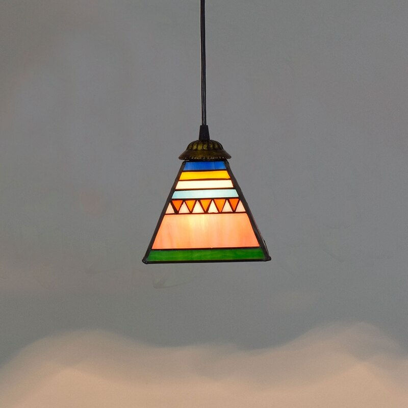Miniaturebillede: Tiffany Stained Glass Pendant Lights 