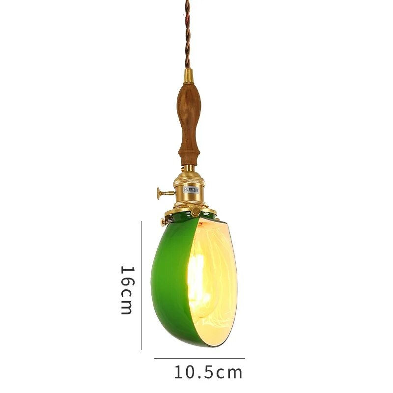 Miniaturebillede: green pendant light