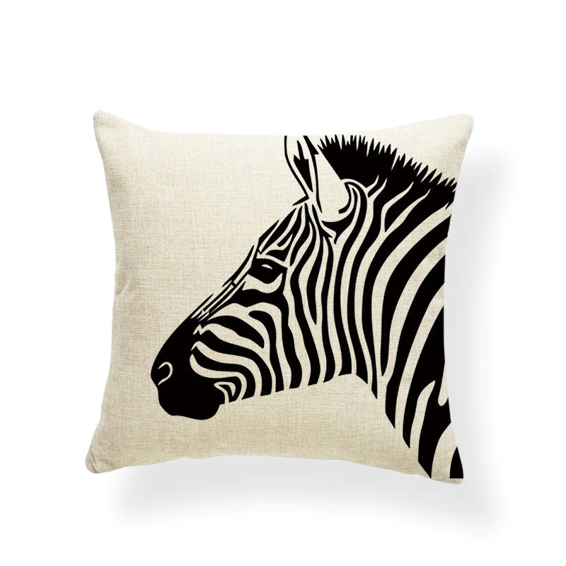 Thumbnail: Zebra Cushion Cover 45X45Cm 
