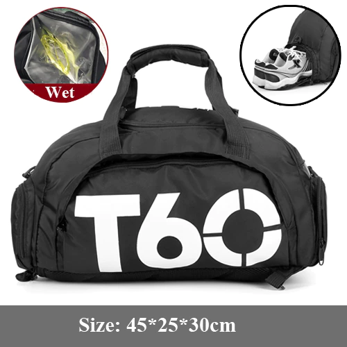 Miniatura: Separation Waterproof Gym Sports Bag 