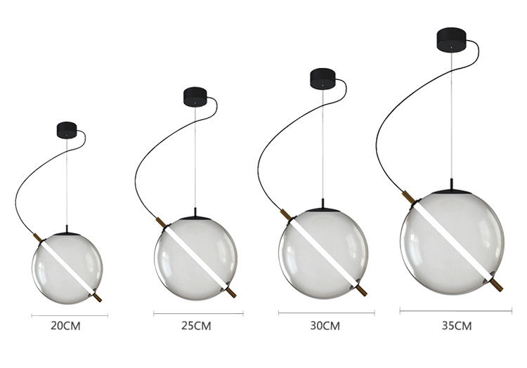Miniaturebillede: ball pendant lights