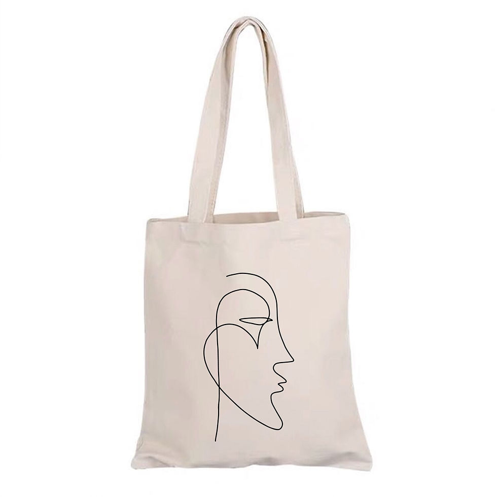 Miniatura: Abstract Fabric Tote Bag