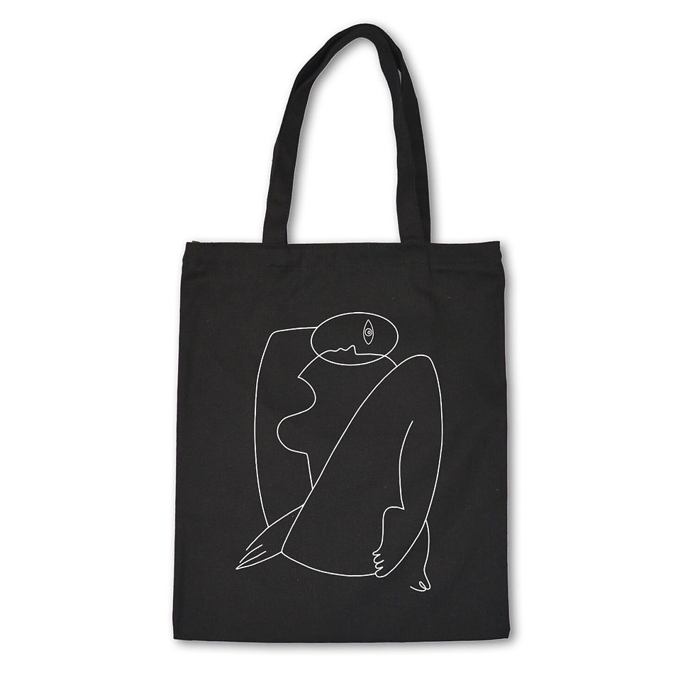 Miniatura: Abstract Fabric Tote Bag