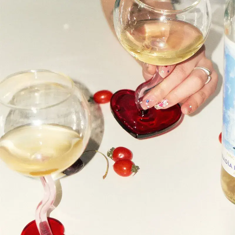 Miniaturebillede: coupe glass valentines day