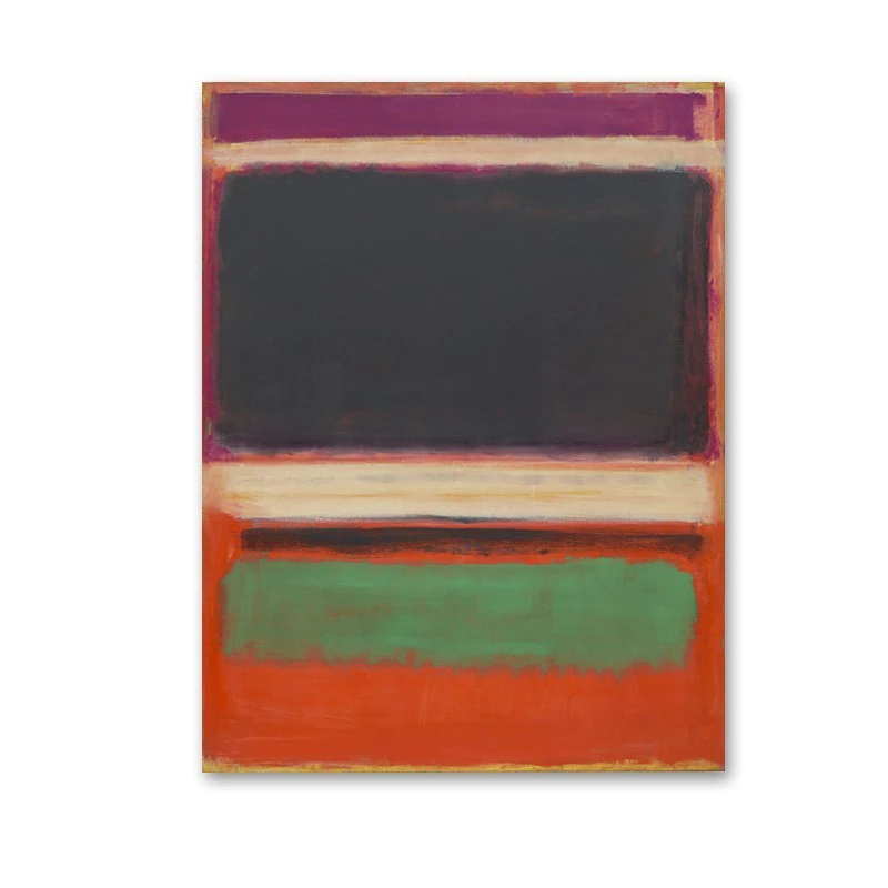 Miniaturebillede: Abstract Red Yellow Canvas Oil Wall Art 