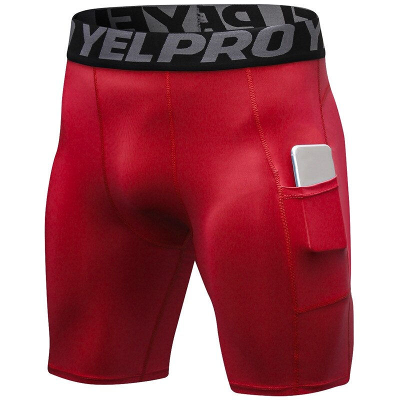 الصورة المصغرة: Men's Bodybuilding Quick Dry Compression Fitness Shorts 
