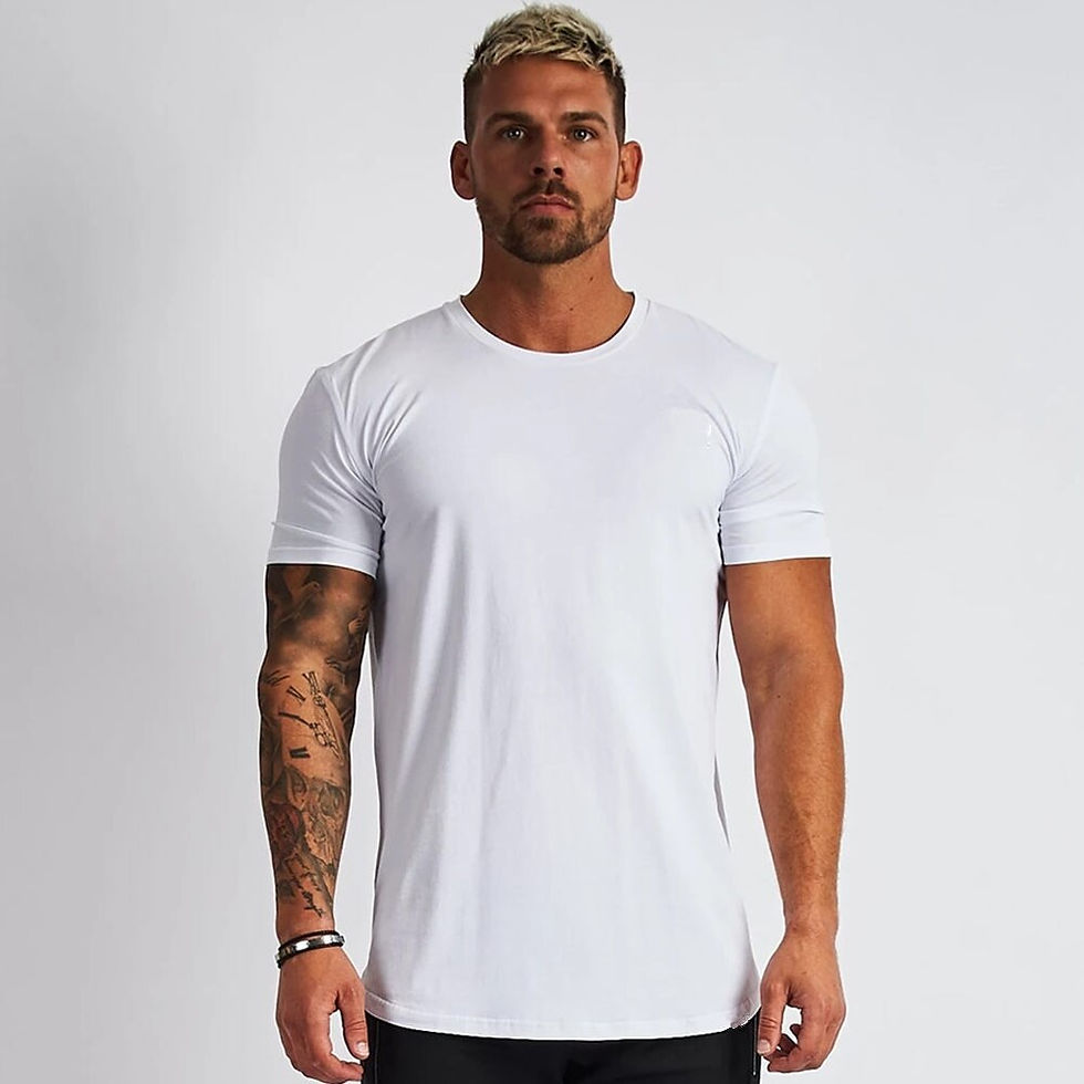 Thumbnail: Men Gyms Fitness Short sleeve T-shirt 
