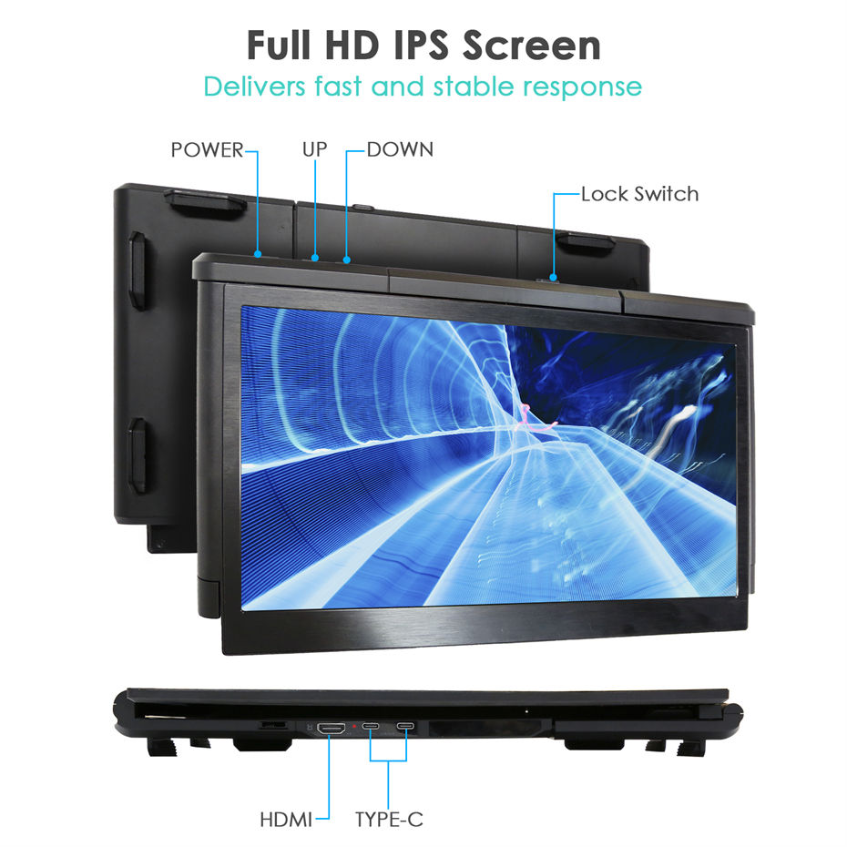 Minijatura: Single Portable Monitor Extender for Laptop