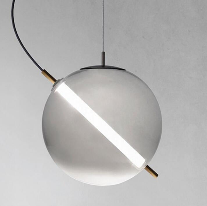 Miniaturebillede: smoked glass ceiling light