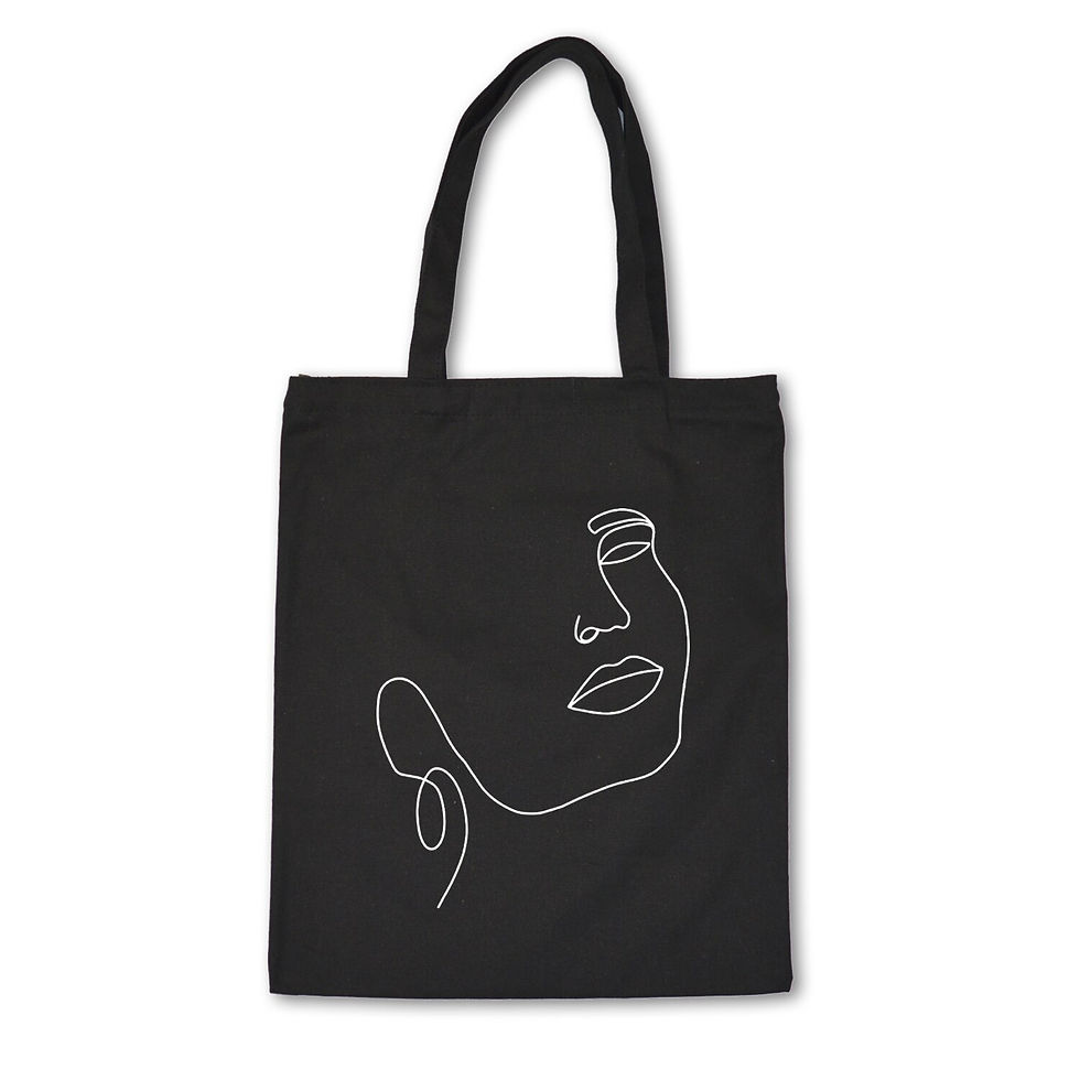Miniatura: Abstract Fabric Tote Bag