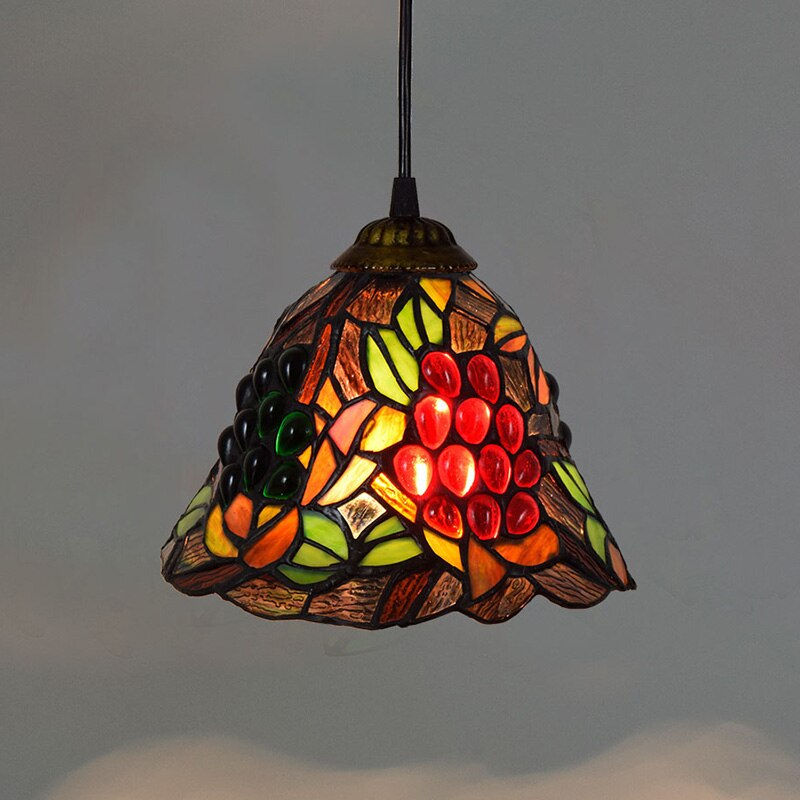 Miniaturebillede: Tiffany Stained Glass Pendant Lights 
