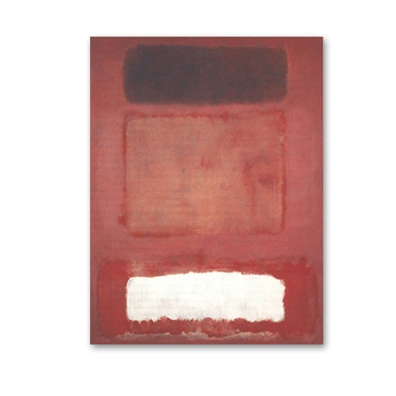 Miniaturebillede: Abstract Red Yellow Canvas Oil Wall Art 