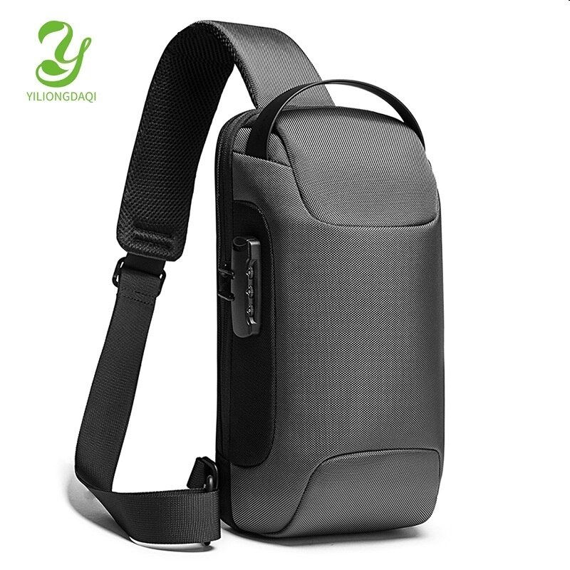 Miniaturebillede: Men Cross Body Bag with USB
