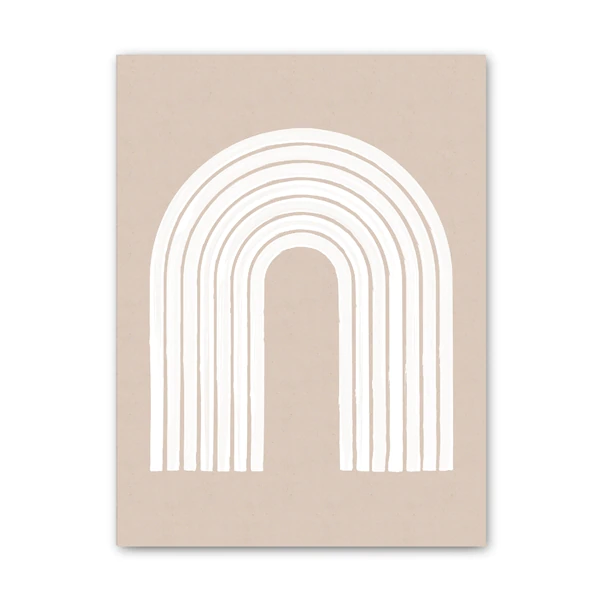 Miniaturebillede: Abstract Nordic Minimalist Canvas Wall Art 