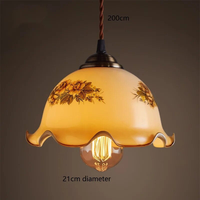 Miniaturebillede: green pendant light