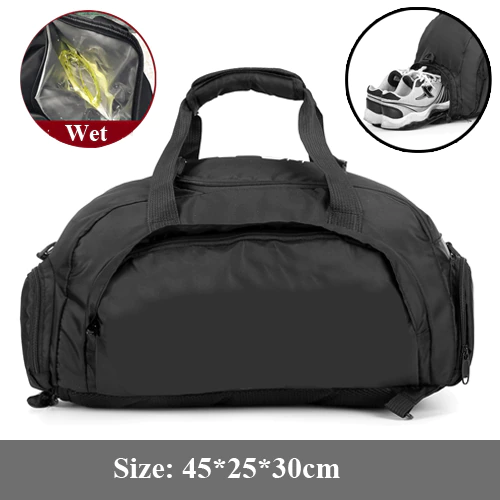 Miniatura: Separation Waterproof Gym Sports Bag 