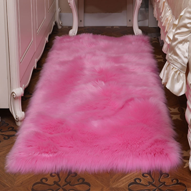 Miniaturebillede: Fluffy Rugs Large Shaggy Rug Bedroom Living Room Anti Slip Soft Carpet 