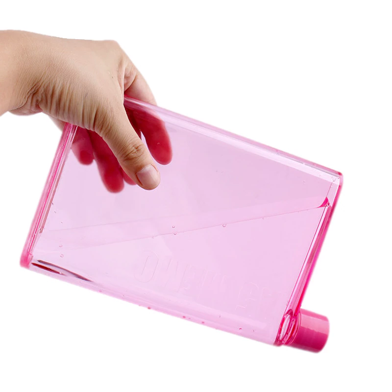 Miniatura: Portable Book Flat Water Bottle Clear 