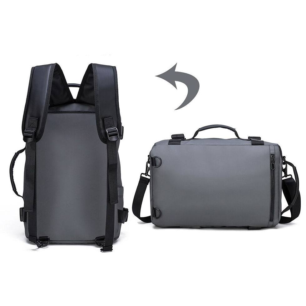 Miniaturebillede: Large Multifunctional Waterproof Travel Backpack 15.6''