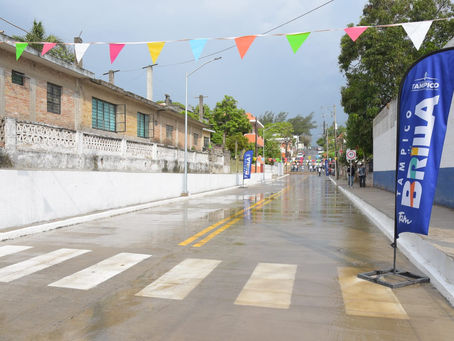 Moderniza Chucho Nader más Calles en la colonia Obrera