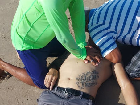 ESTE TURISTA SI SE AHOGÓ Joven de Poza Rica fue rescatado sin vida #Miramar #Madero #Tam 