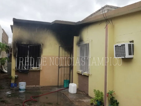 Incendio de casa en Altamira: Humedad probable causa
