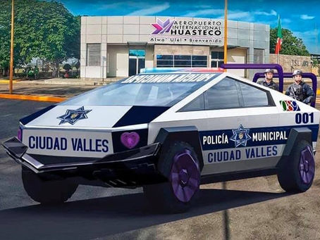 Alcalde de Cd. Valles aporta anticipo para una flotilla de “Tesla Cybertrucks”.