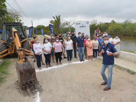 Lleva Chucho Nader Obras de Pavimentación a Todos los Sectores de Tampico