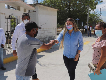 Inaugura Gobierno de Altamira pavimentación de calles en Carrillo Puerto y Alejandro Briones