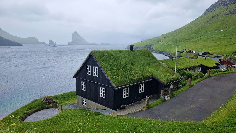 A house in a cape by the sea