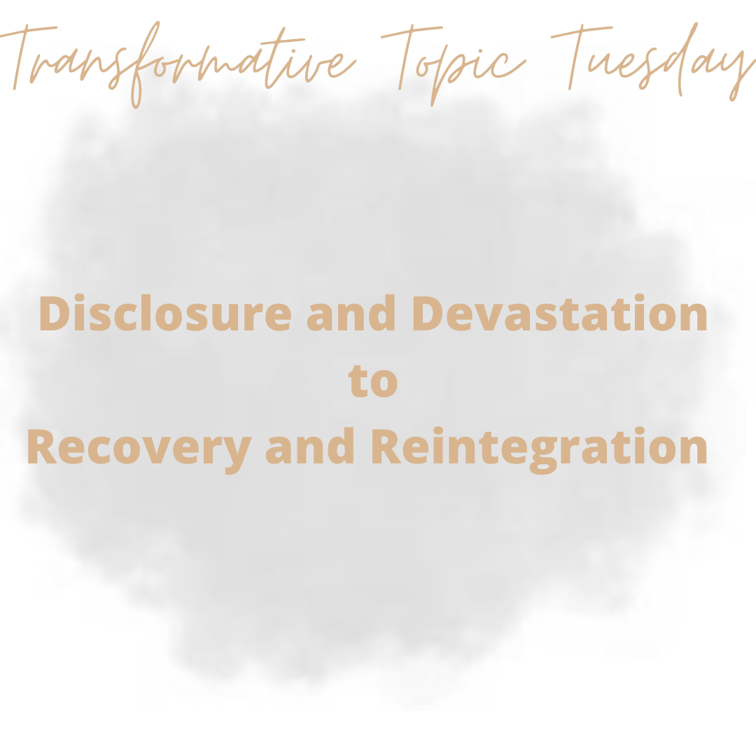 Transformative Topic Tuesday - Disclosure to Recovery content media